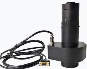 自动对焦双远心镜头
超景深22mm
实现镜头内部快速精准对焦
适用于外形缺陷检测、尺寸测量、孔位测量、MARK点定位等
基本参数
芯片尺寸	1.1”	F.NO	5.6-22
工作距离（mm）	108.4±8	镜头接口	C-Mount
照明类型	非同轴	放大倍率（X）	0.5
数值孔径	0.045	远心度	0.03°
TTL（mm）	196.2	相对照度	﹥90%
通讯方式	RS232/TTL	转速范围	0-400RPM
运动精度	±0.02°	响应时间	＜1ms
控制器	内置控制器